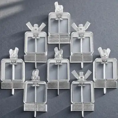 

8Pcs Welding Locator Industrial Strength Butterfly Clamps for High Power Equipment Reliable Conductivity Secure Fastening Tool