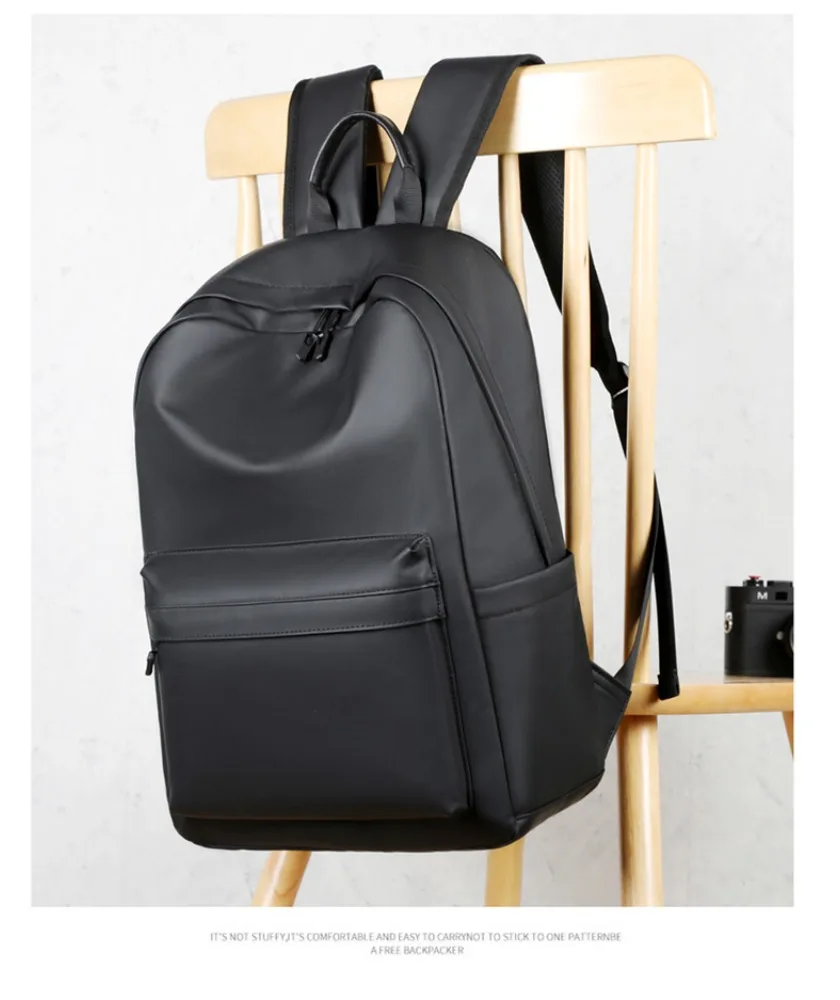 

New high-end business leisure backpack, fashionable and simple student schoolbag, large-capacity computer travel bag