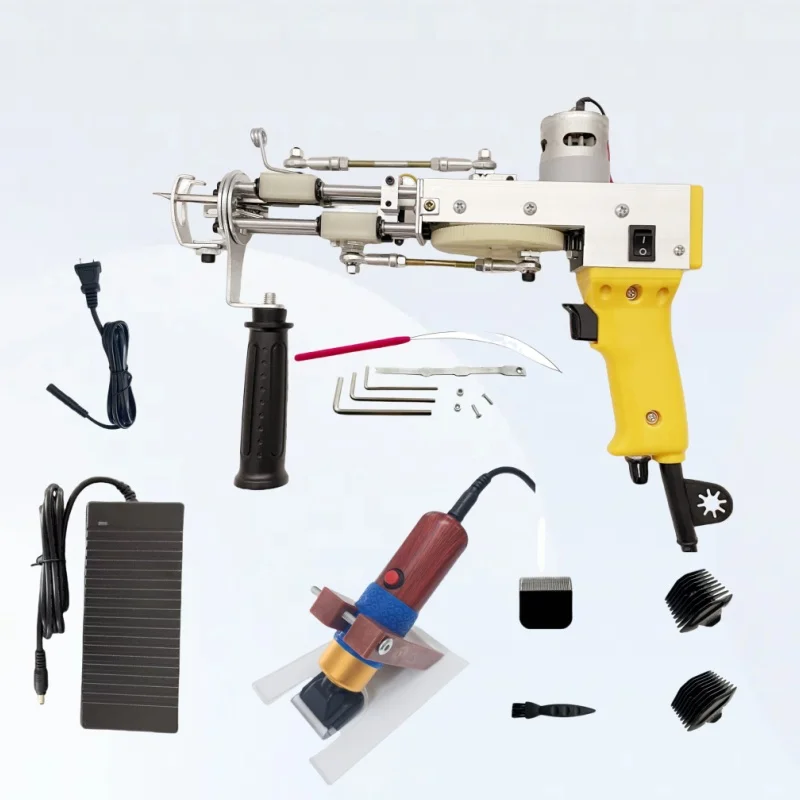 High Quality New 2-in-1 Tufting Gun Carpet Weaving Gun Tufting Gun Carpet Machine tuft gun kit 	tufting kit tufting set