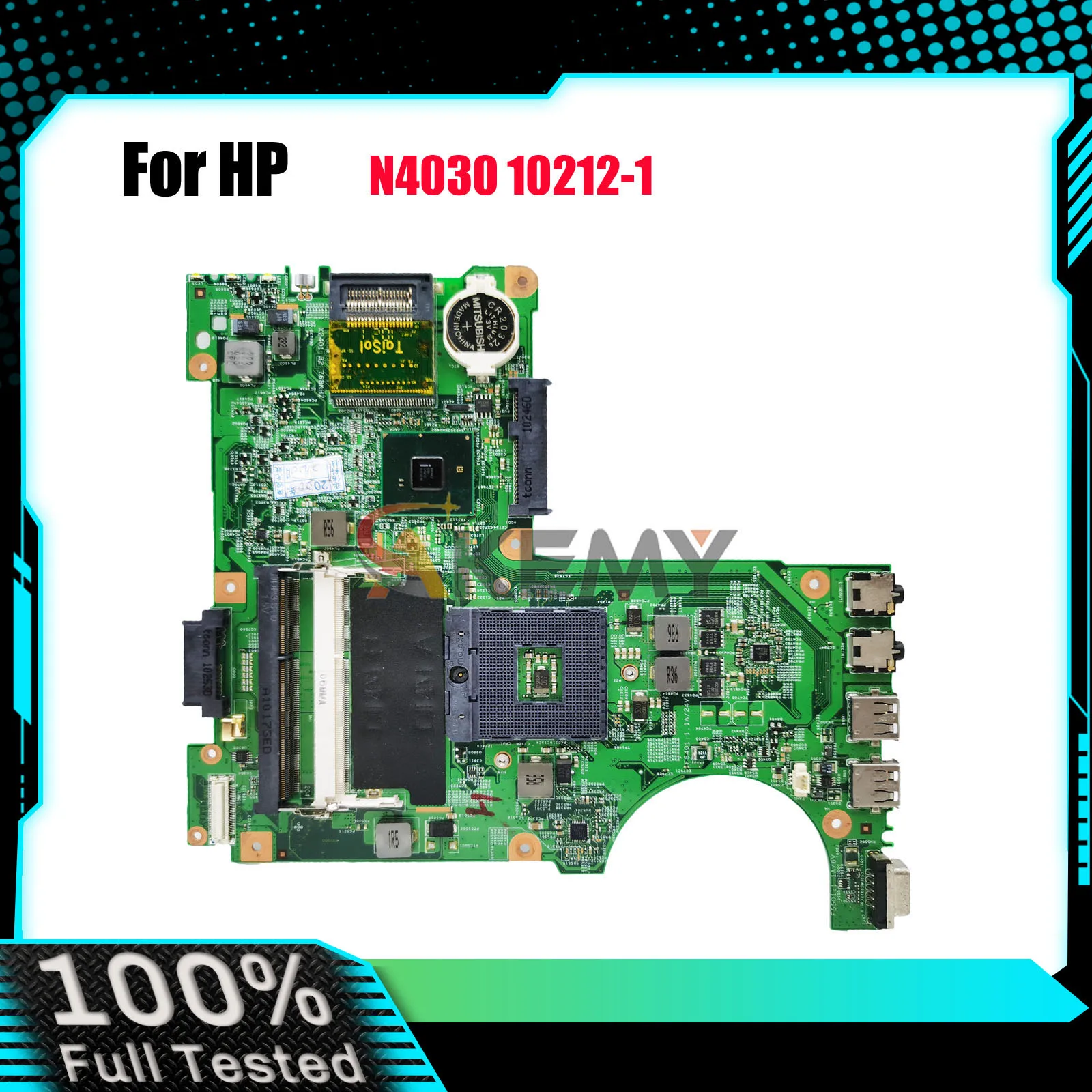 

10212-1 Материнская плата для ноутбука DELL Inspiron N4030 CN-0R2XK8 с HM57 DDR3 48.4EK19.011 100% полностью протестирована