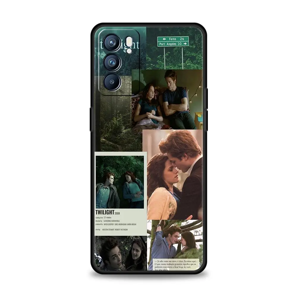 Twilight Saga Phone Case For Oppo Find X6 Pro X5 A54 A53 A52 A9 A15 A95 A17 A16 A76 A74 A57 A31 Reno8 Reno7 Reno6 Pro 5G Cover