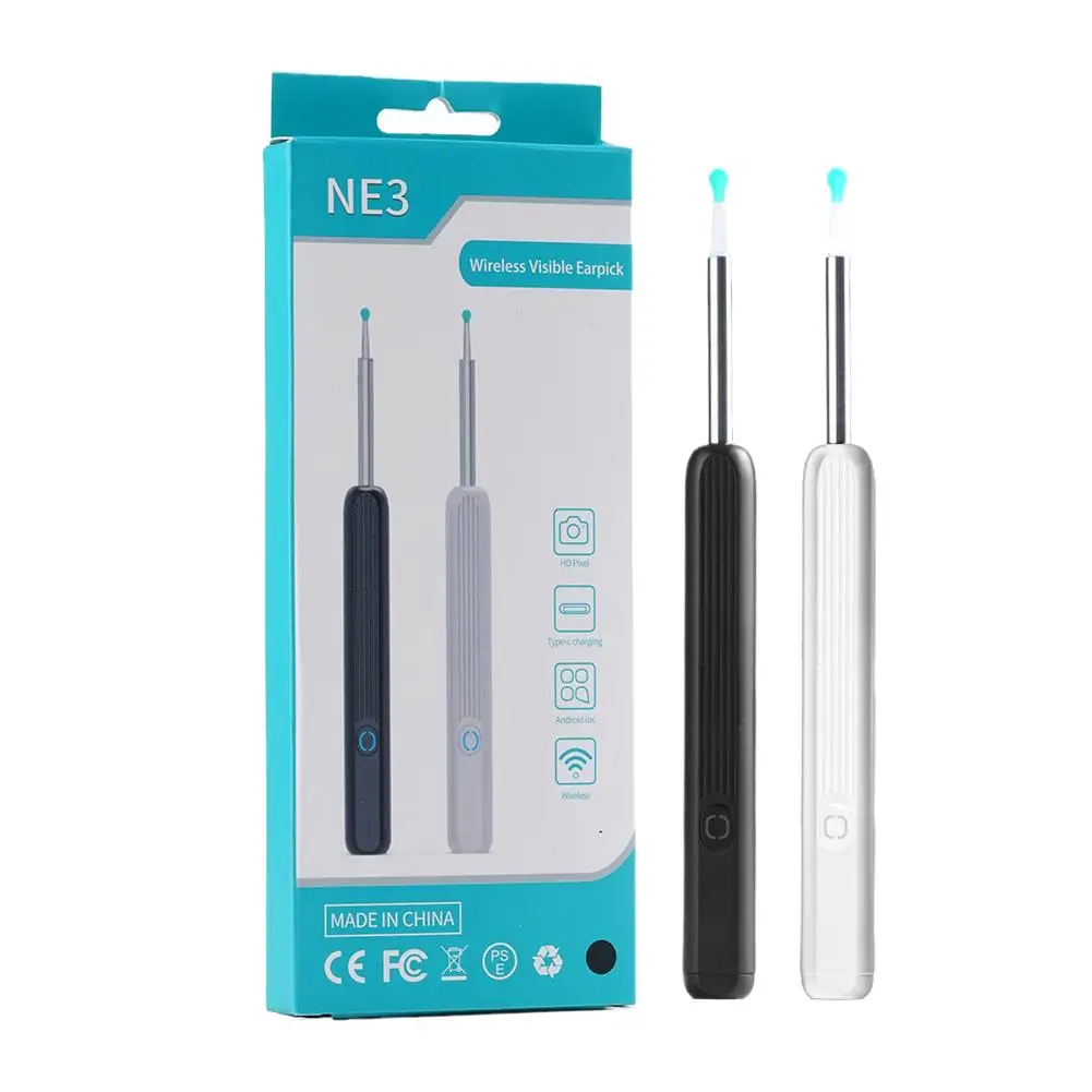 

Беспроводное умное визуальное средство для чистки ушей отоскоп ушной Wax Ear NE3, палочки для удаления эндоскопа, набор инструментов для камеры, набор для чистки