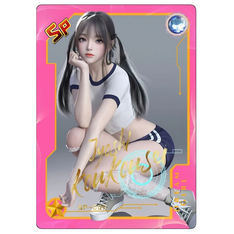 Goddess Story Anime Characters Girly Style Sp Card Set Bronzing Process Children's Toys Collection Card Christmas Birthday Gift