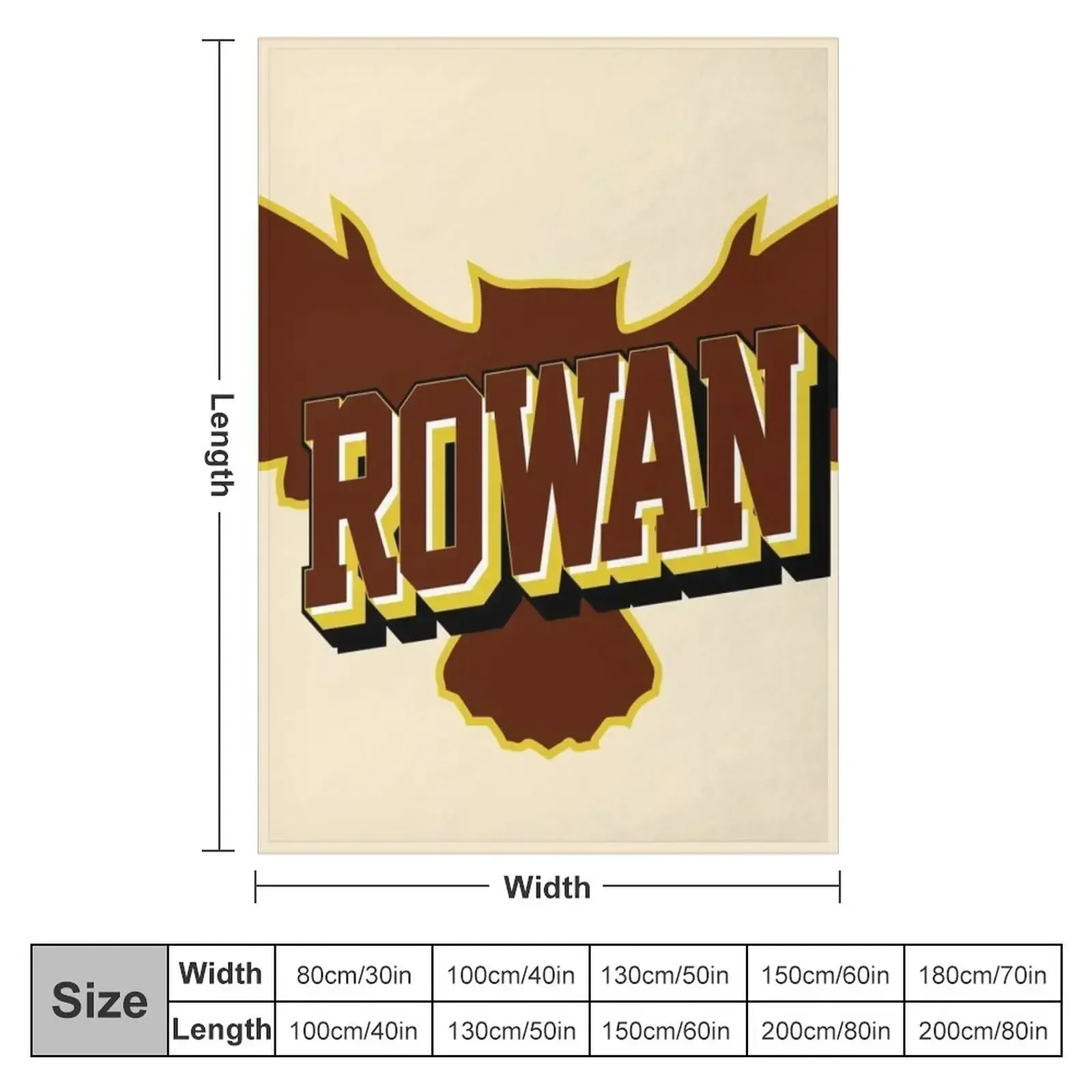 Rowan Throw Blanket couch cozy soft plush fuzzy picnic outdoor blanket