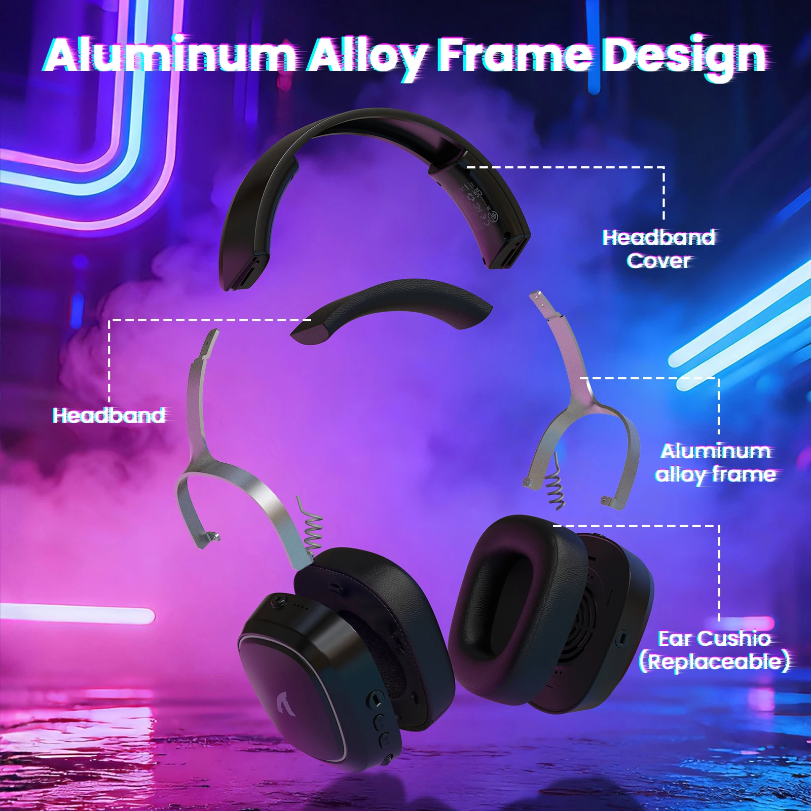 ATTACK SHARK G800 4-IN-1 Wirel - огляд і ціна Gaming Headset Rgb