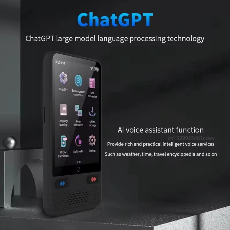 Portable Voice Translator Big Screen 138 Languages Voice Tradutor Intelligent Real Time Translating Offline Translation