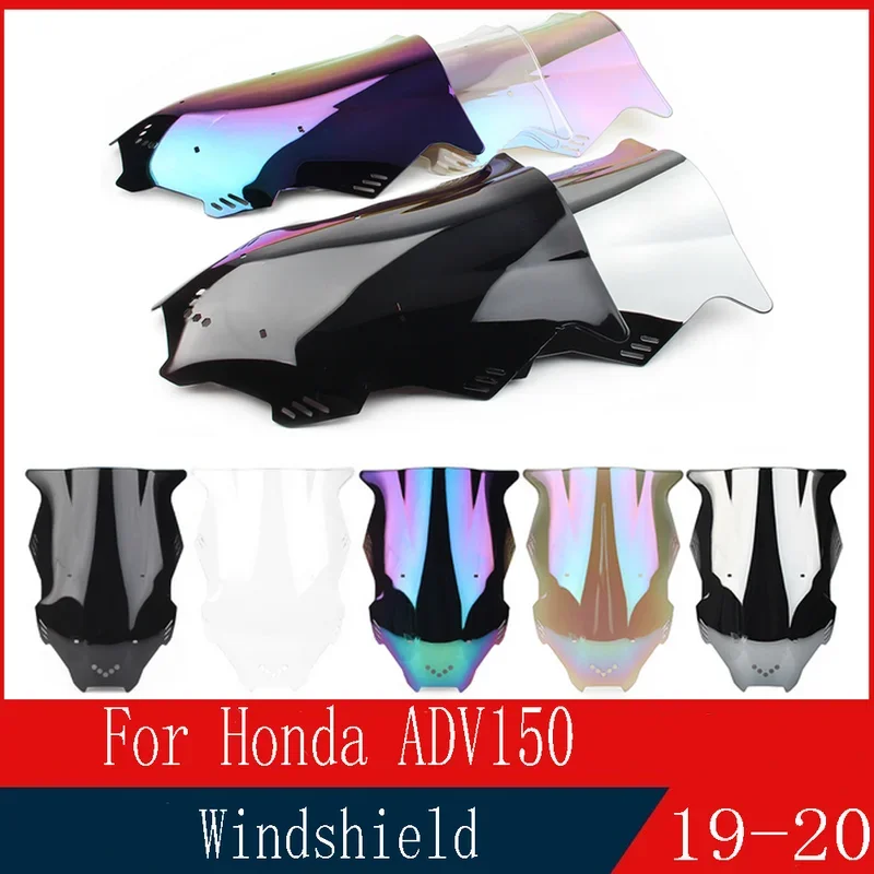 

Suitable for Honda ADV 150 ADV150 2019 2020 2021 Double Bubble Windshield Motorcycle Accessories fairing deflector