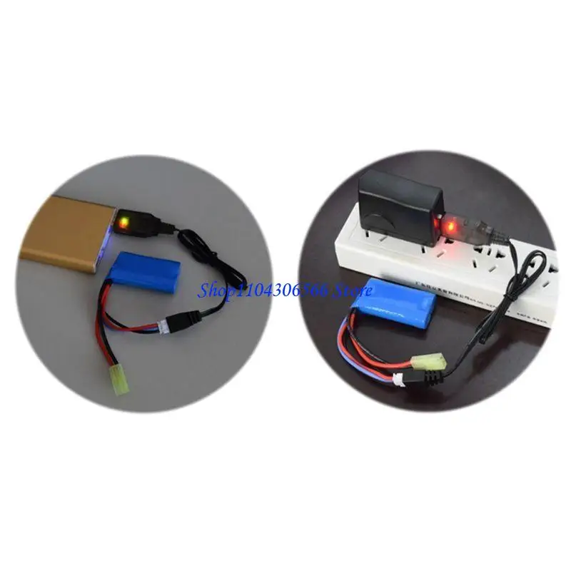 02dd 7.4v شاحن XH-3P 2S Lipo بطارية الشحن السريع للسيارات RC
