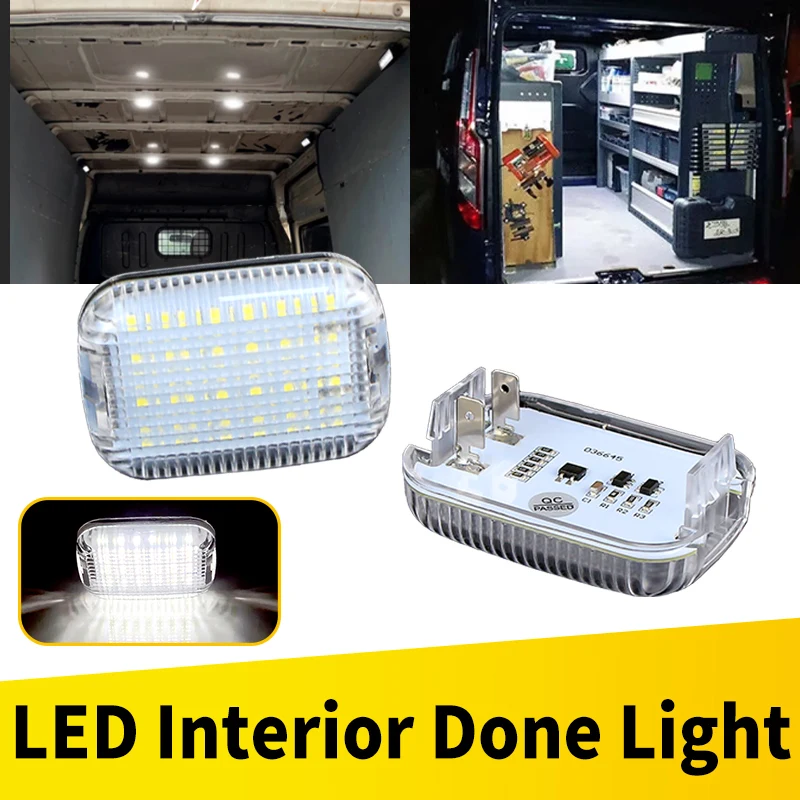 2Pcs LED Innen Dome Licht Weiß Für Ford Transit 150/250/350/350 HD Van 2015-2024 für Transit Connect 2014-2023 Für E-Transit