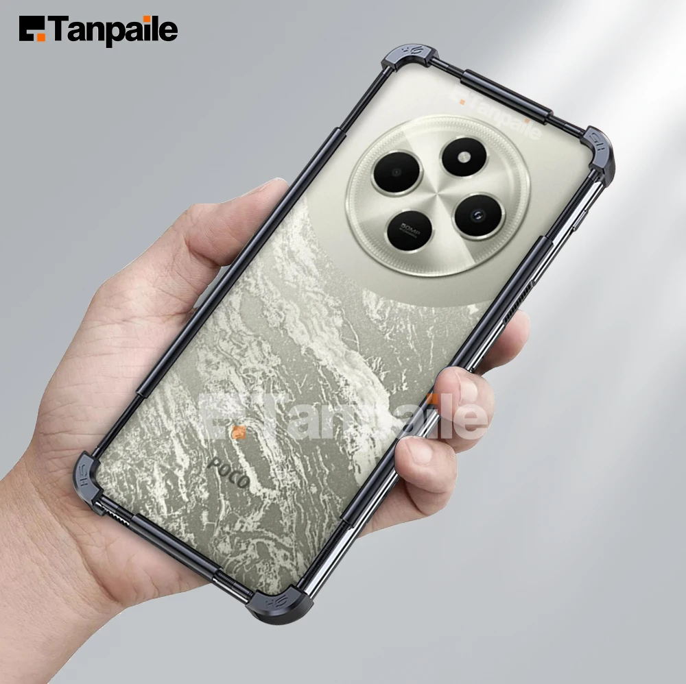 

Алюминиевый металлический бампер для Xiaomi POCO C75 C65 C61 C55 C51 C50 C40, противоударный чехол с замком