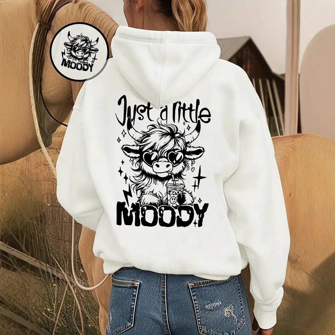 

2025 American Pullover Hooded Sweatshirt for Men and Women, Casual, Trendy and Fashionable Printed Autumn and Winter Style