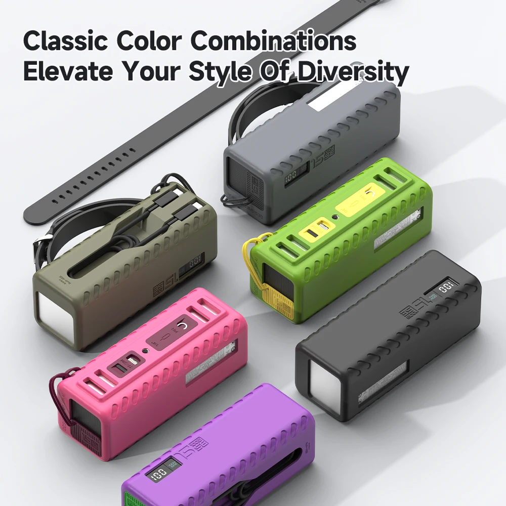 Custodia in silicone per CUKTECH No.15se Custodia per banca di potere Custodia da viaggio per esterni Borsa Sim TF Card Espulsione Pin Custodia per cavi Organizer