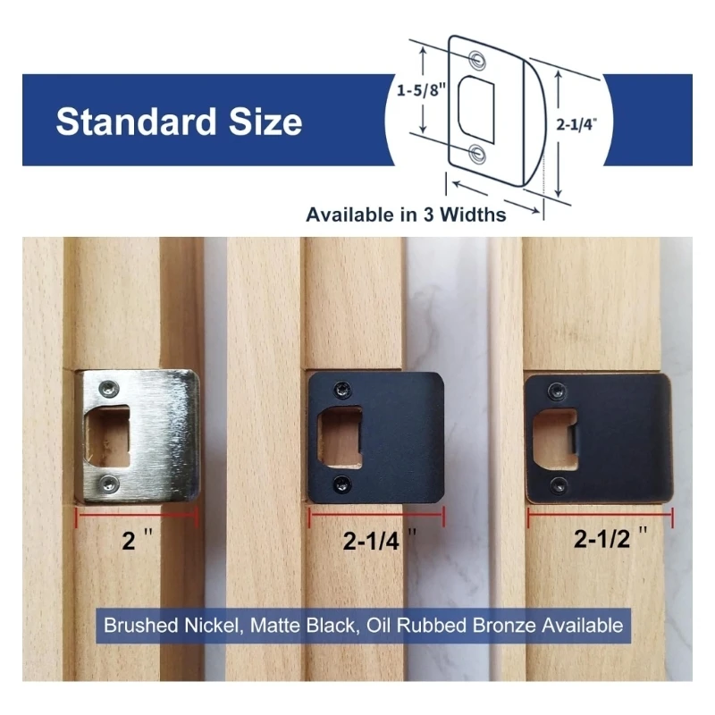 Door Strikes Plate Lock Tongue Buckle Plate For Damaged Door Frame Repair