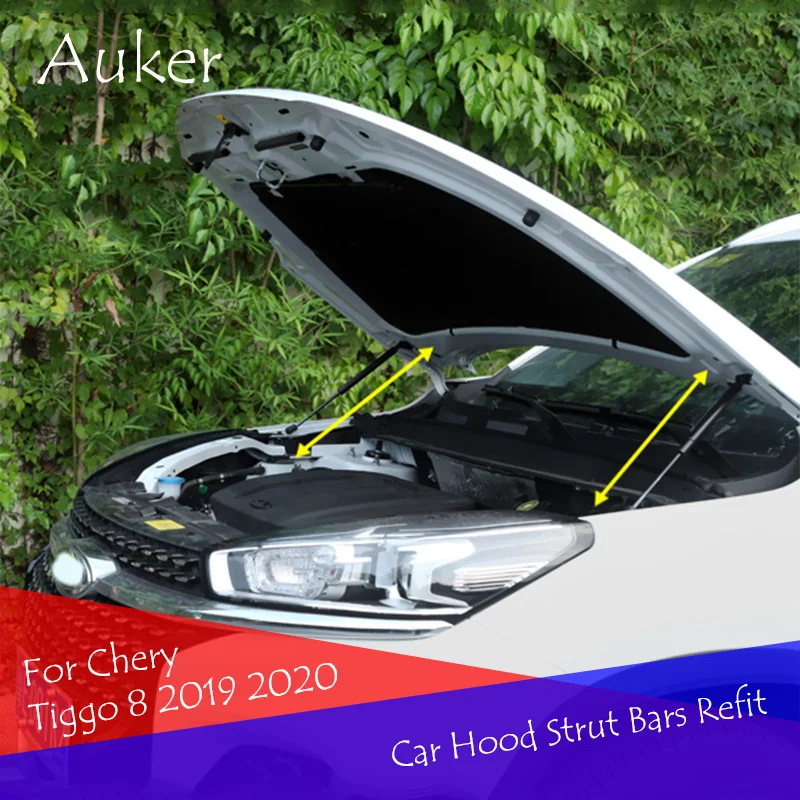 Front Hood Gas Struts Shock Absorber Lift Supports Car Styling  Accessories For Chery Tiggo 8 2019 2020