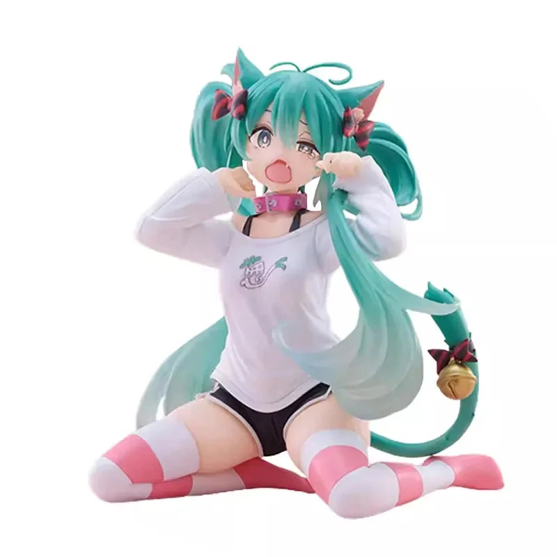 In Stock Original Taito Vocaloid Hatsune Miku Action Figure Collection 22Cm Anime Kawaii Doll Model Collectible Toys