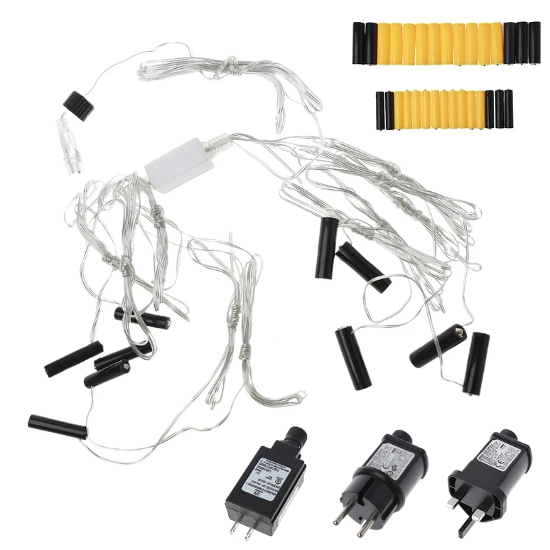 573A 10 trong 1 5AA 5AAA Pin Cáp Thay Thế AA AAA Pin cho Đèn Lễ Hội Bộ Đàm Cung Cấp Cáp