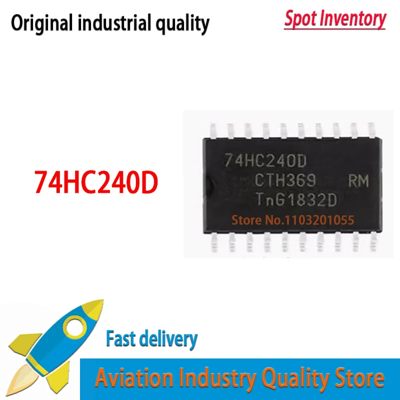 10 pz/lotto nuovo originale 74 hc240d SOIC-20 74 hc240 In Stock