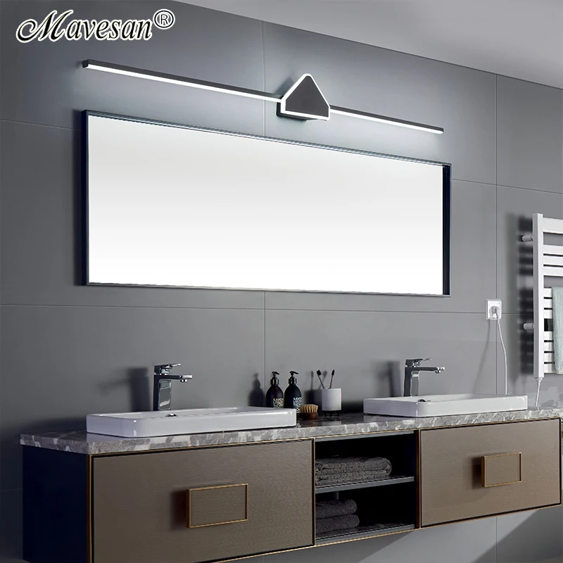 Modern LED Mirror Lights Bathroom Wall Lamps Minimalist Toilet Makeup Bedroom Light Fixtures Extend Wall Sconce Vanity Light