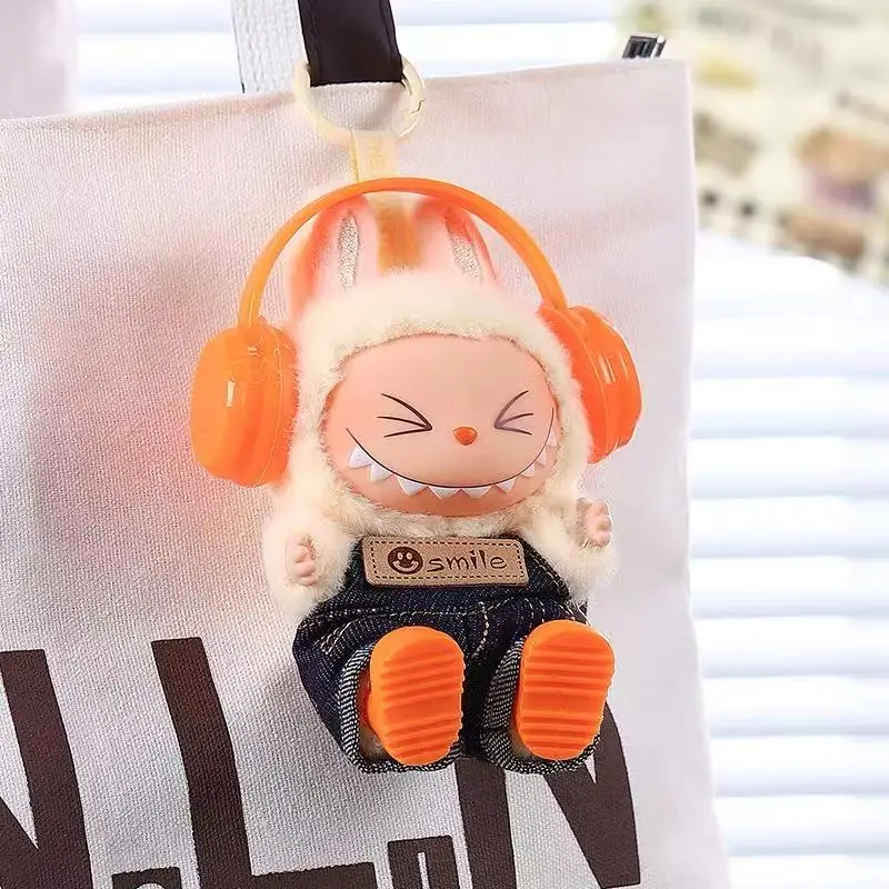 

DIY accessories for labubu V1 V2 shoes without lenses glasses stylish plastic headphone set plush doll decoration birthday gift