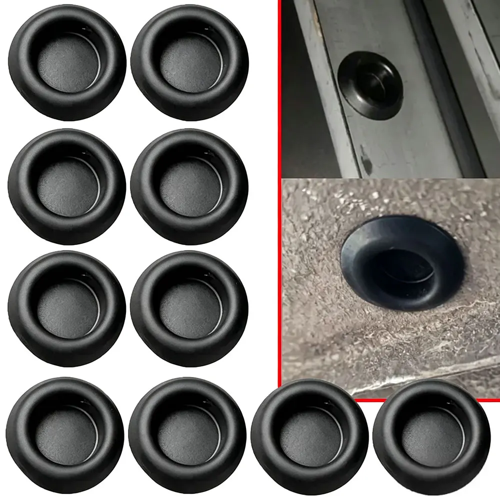 10x Car Door Hole Cover Rubber Stopper Car Door Lock Plug Stoppers 7703074604 for Renault Clio Duster Espace