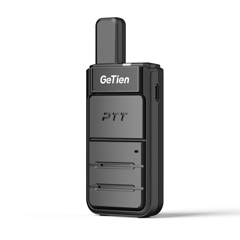 Getien 2pcs Walkie Talkies For Adults Mini Long Range Two Way Radios With Li-ion Battery Type-C Cable For Gift Family Camping