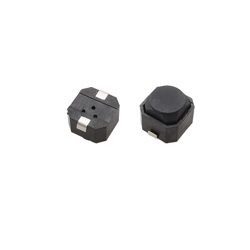 Tact Switch 6*6*5mm 6x6x5mm 2 Pin SMD Silicone Push Button Switch Tactile Touch Switches Black