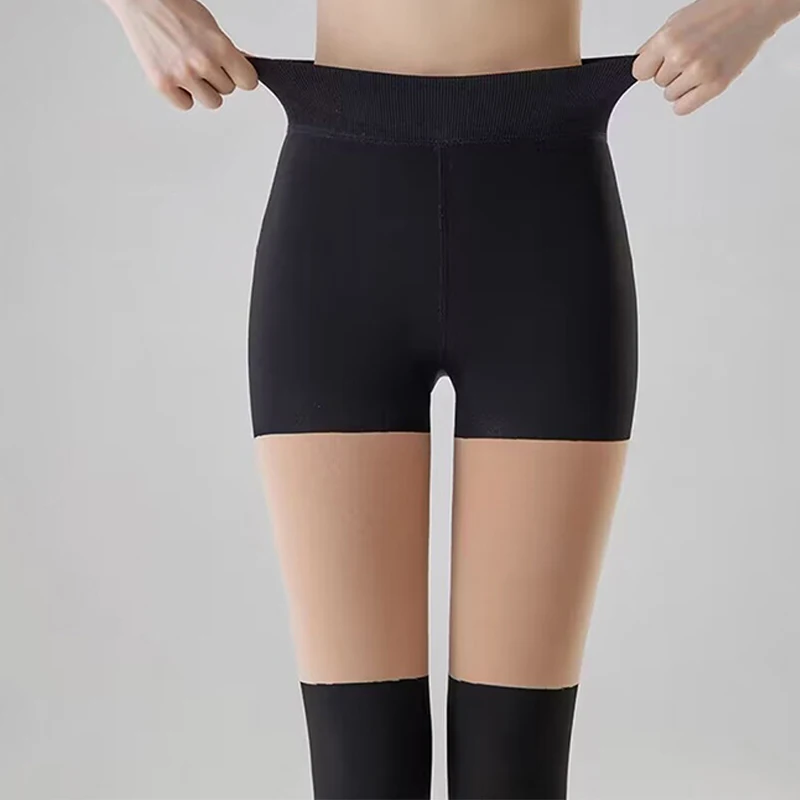 Collants de danse latine pour femmes, 3 en 1, artefact de jambe nue pour la chaleur, Leggings antidérapants, sous-vêtements pour adultes, bas DNV19246, nouvelle collection 2023