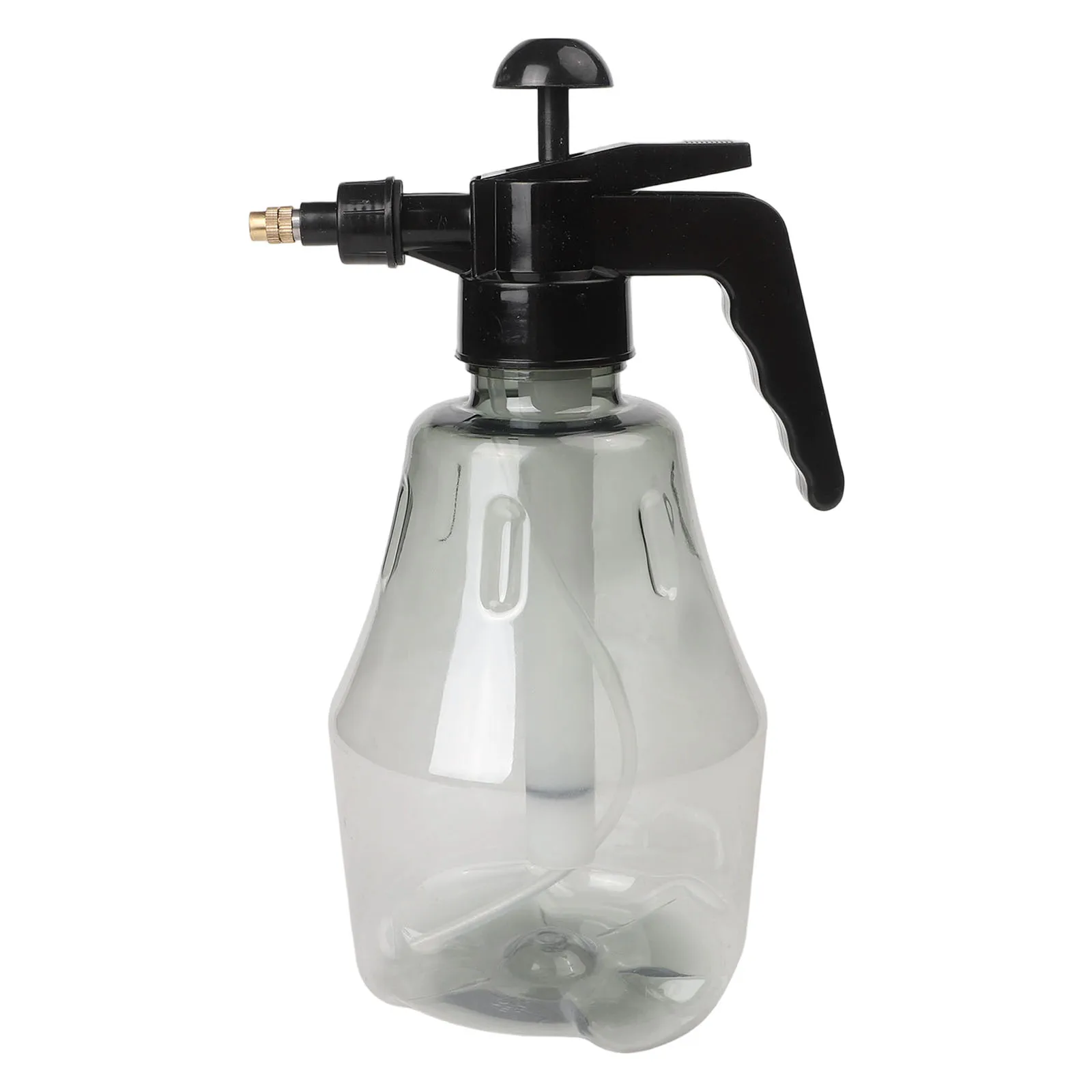 1.5L Pressure Sprayer with Clear Body Design for Visual Fluid Monitoring During Gardening Plant Care and Cleaning Tasks