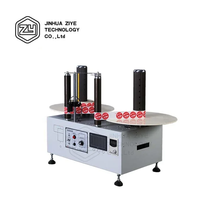 

R-450 Adhesive Stick Label Paper Roll Rewinding Rewinder Machine With Counter and Tension Controller