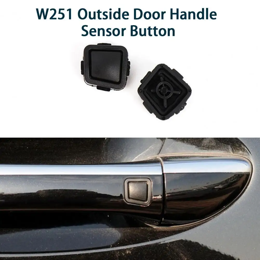 Useful Comfortable Touch Door Handle Button Good Toughness W251 External Pull Handle Door Lock Button Direct Replacement