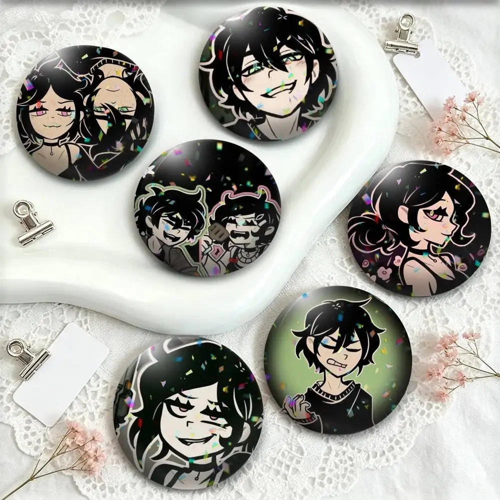 The Coffin of Andy LeyLey  25mm 32mm 44mm 58mm 75mm Brooches Badges Pins for Accessories Gift