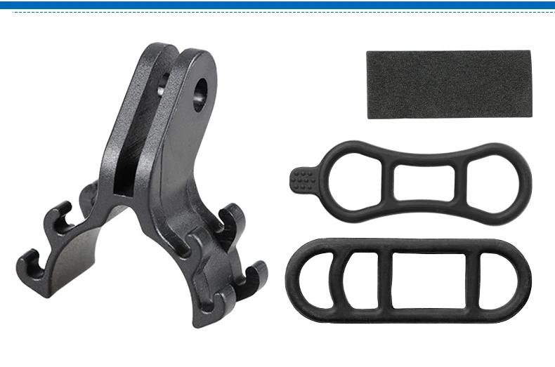 Fahrrad Taschenlampe Halter Clip Halterung MTB Rennrad Taschenlampe Ständer Halterung Passt GoPro Sport Kamera Radfahren Zubehör – Detail 2