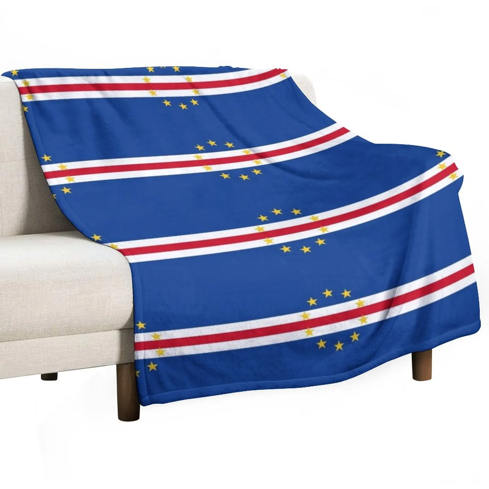 flag of Cape Verde Throw Blanket For Decorative Sofa Multi-Purpose Retros for winter blankets and throws Warm Blankets