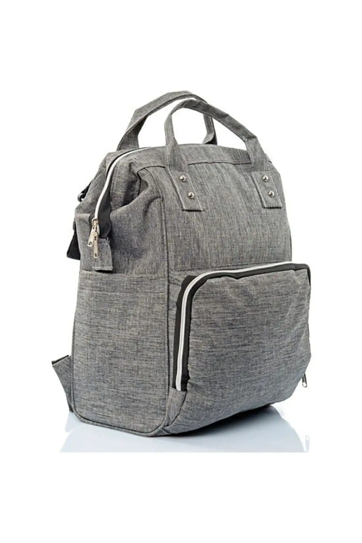 Gray Mother Baby Backpack