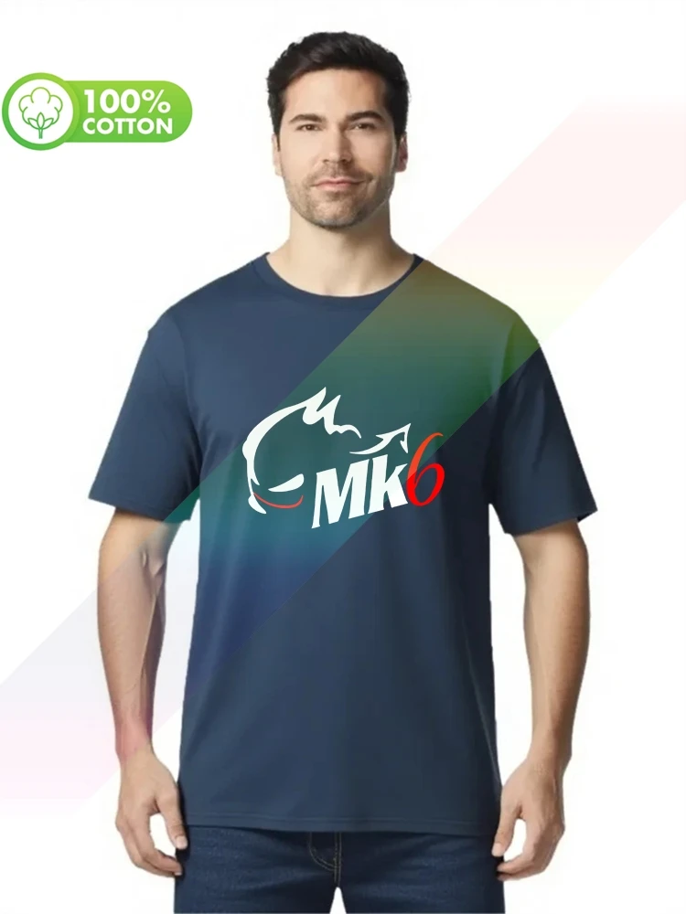 100% cotton round neck heavy weight men's T-shirt EVIL RABBIT shirt VW Golf GTI Racing Mk6 Mk7 R32 S-XXXL Tops Tees view 4