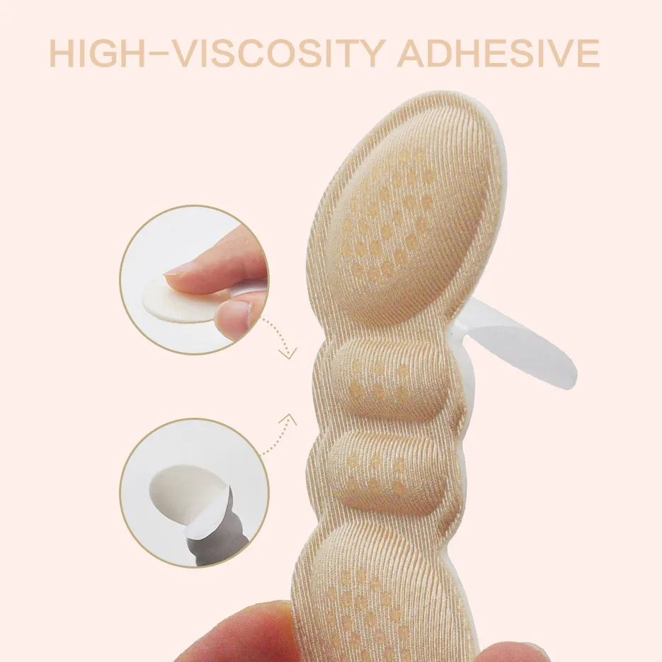 Women Insoles For Shoes High Heel Pad Customize Size Glue Heels Pads Liner Grips Protector Sticker Pain Relief Foot Care insert