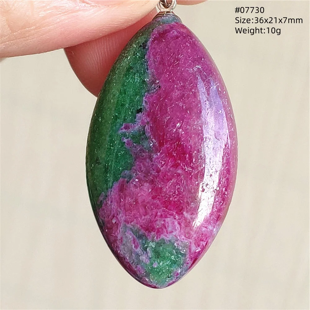 Natural Red Ruby Pendant Bead Ruby Women Men Necklace Jewelry Gemstone 925 Sterling Silver AAAAA view 3