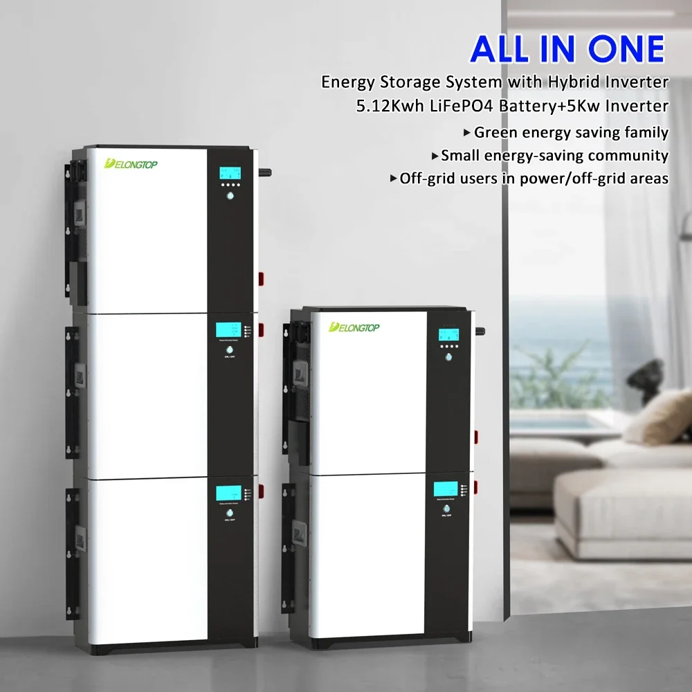 Wall Mounted Stackable 51.2V 48V Lifepo4 Solar Lithium Lion Battery 5Kwh 10Kwh 15Kwh Home Energy Storage Battery