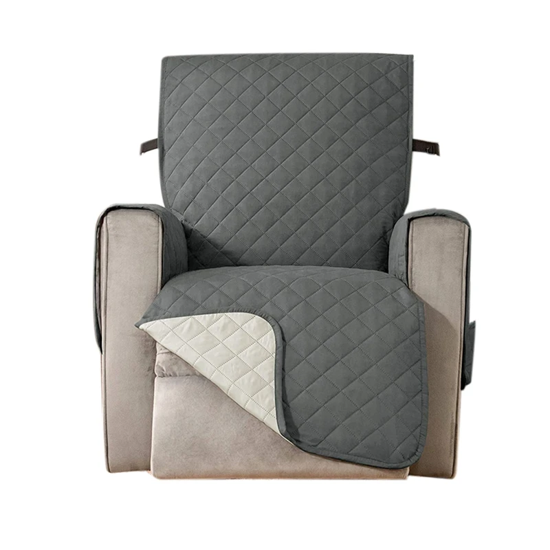 Recliner Chair Cover Reversible Recliner Cover Slipcover Width To Furniture Protector With Elastic Straps