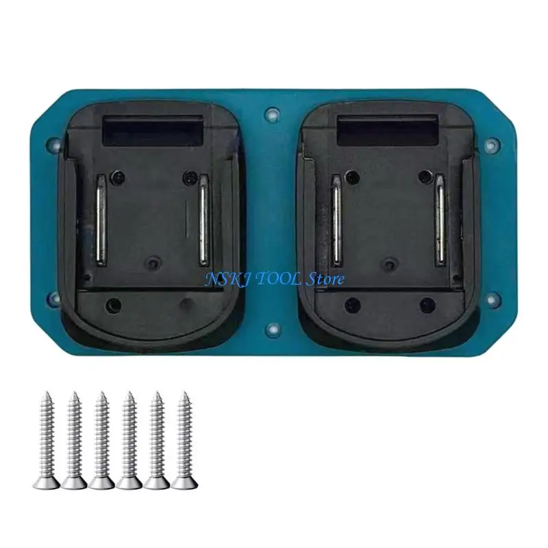 L8RC Secure Mounting Battery Holder For 18V Electric Drills With  ABS Construction And Wall Installation Option