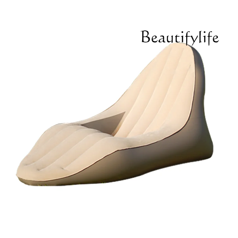 Music festival inflatable sofa outdoor lazy camping single air recliner new automatic inflatable bed