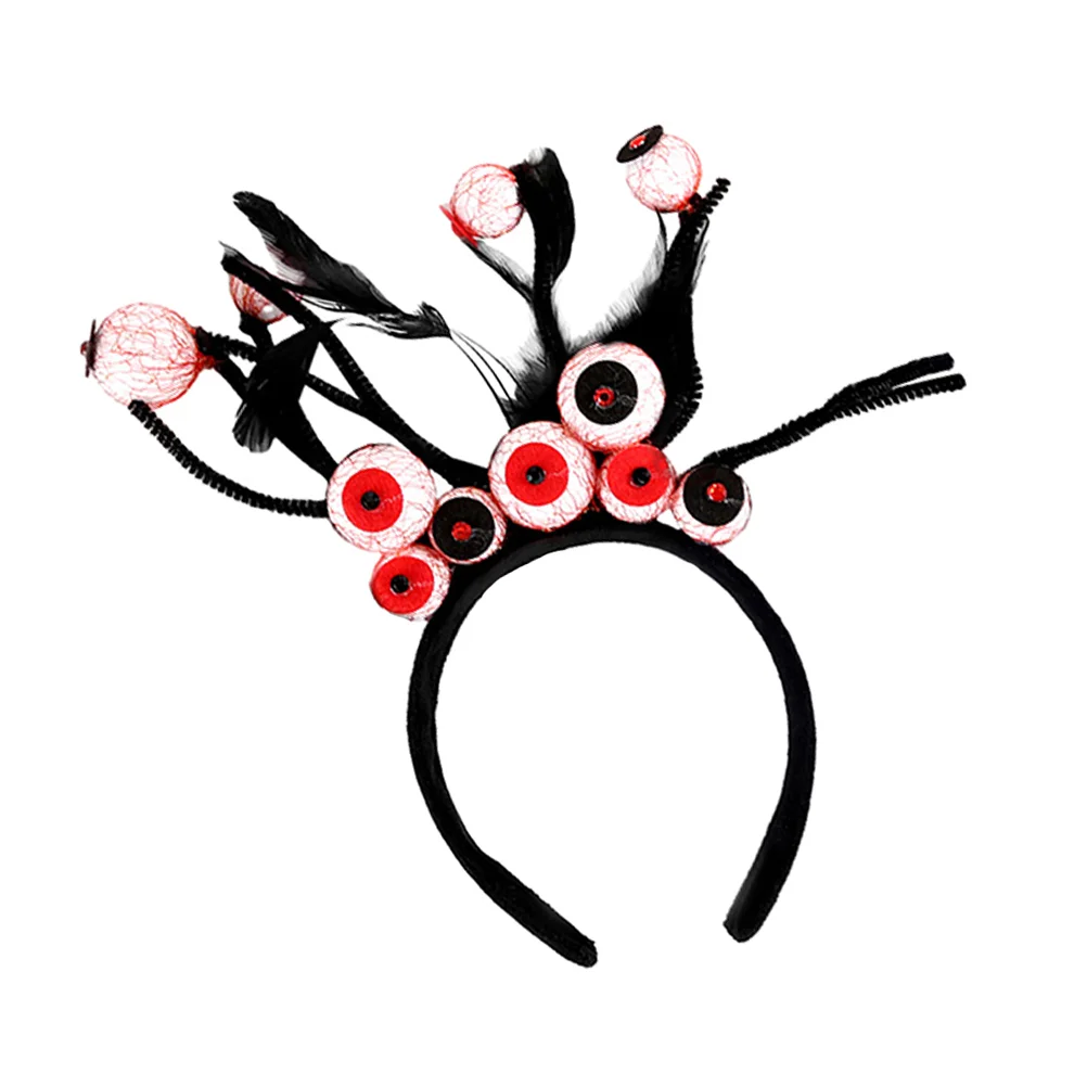 

Headband Bands Halloween Cosplay Party Headbands 30CM Themed Horror Eyeball Hairband Black Eyeballs