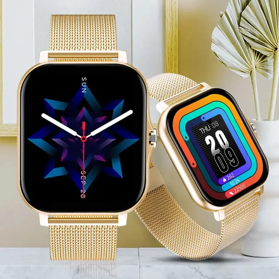 Xiaomi-reloj inteligente para hombre y mujer, pulsera completamente Digital con pantalla táctil, deporte, Fitness, llamada BT, regalo, nuevo, 2024