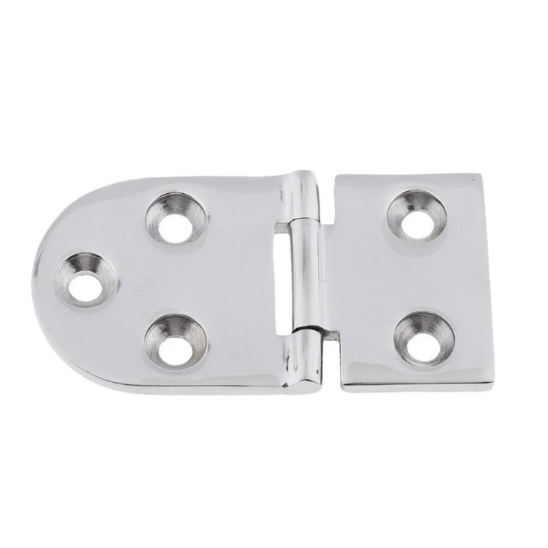 Boat Marine 316 Stainless Steel 76x40mm Door Hinge Hatch Locker Strap Hinge For Yacht RV Etc Accessories