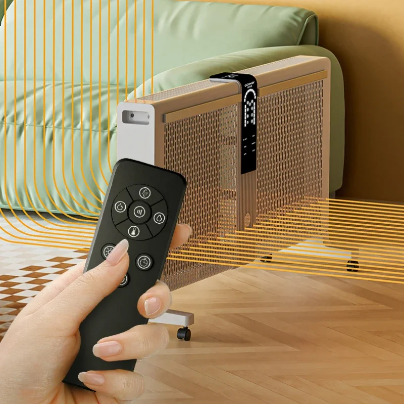 Графеновый удобный обогреватель, большая площадь обогрева, плинтус, электрический обогреватель с переменной частотой, энергосберегающий, для спальни, электрический обогреватель