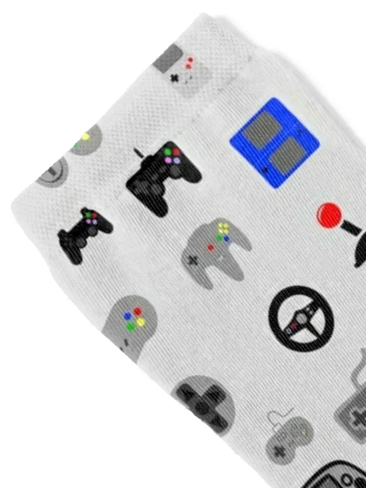 Video Game Controller Collage Socks cute Novelties Non-slip winter Socks Girl Men's