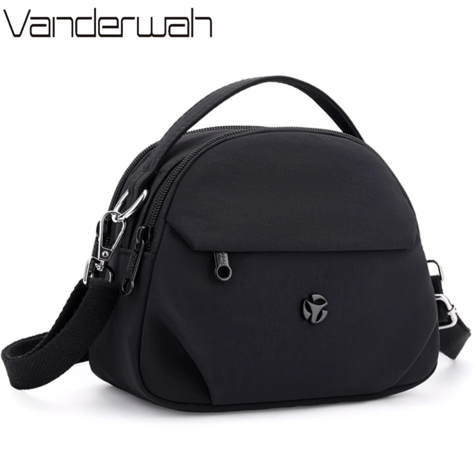 

Solid Color Nylon Shoulder Crossbody Bags for Women Mother Handbag Waterproof Small Tote Bags for Outdoor Travel Daily Use Sac