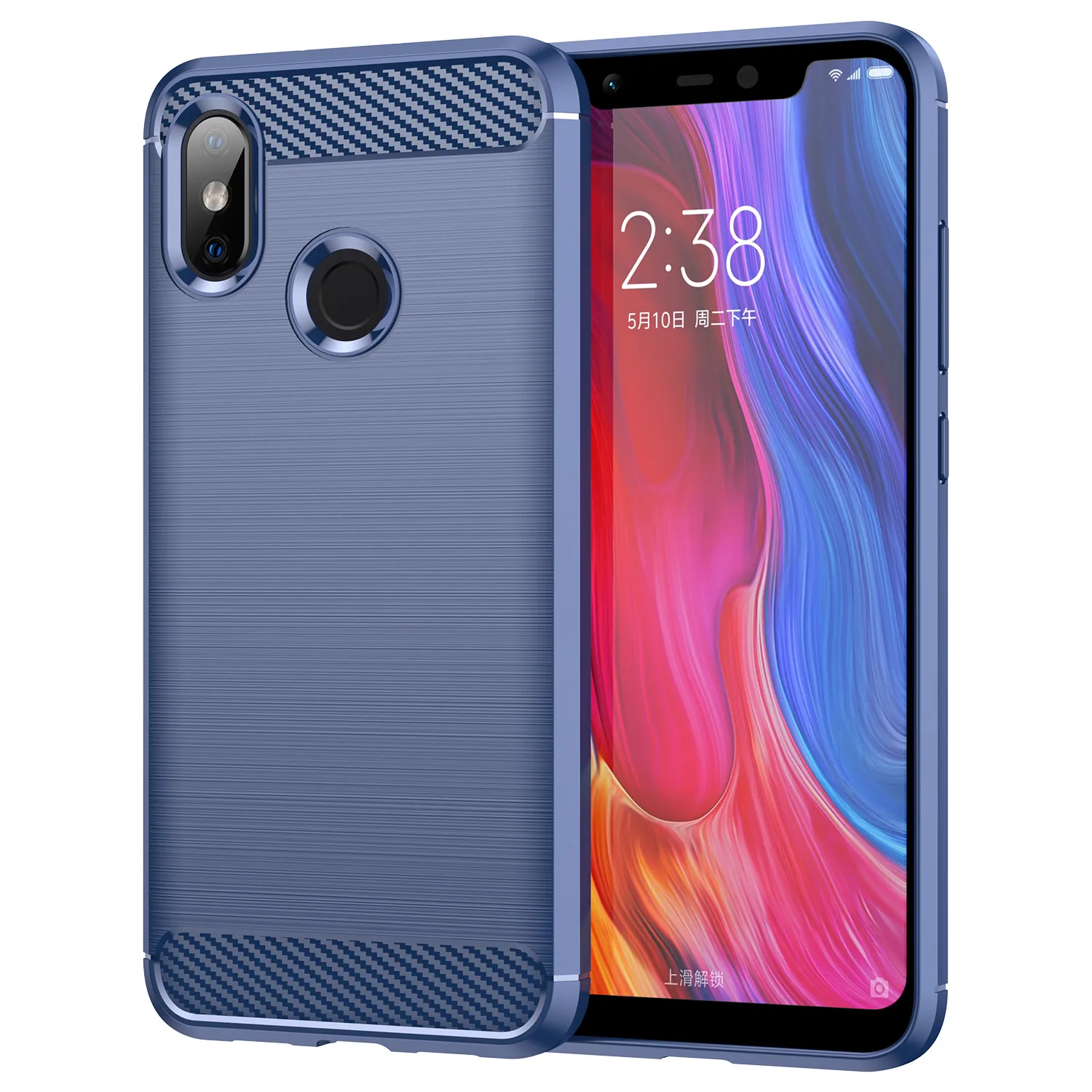 Shockproof Case For xiaomi 8 Mi8 Mi 9 lite Mi 9t pro Mi CC9 Pro cc9e Carbon Fiber Cover for mi 8se 9pro 5g mi9se Silicone Cases