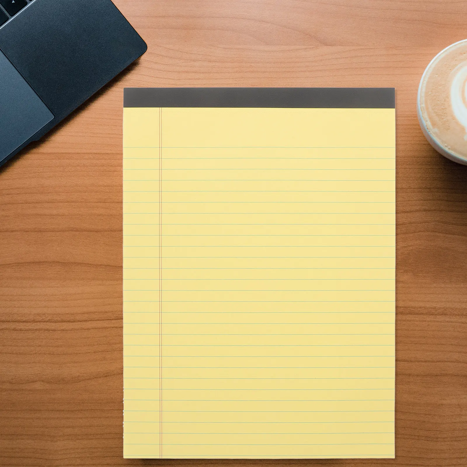 4Pcs A4 Notepad Tear-Off Undated Notepads Thick Paper Wide Ruled Portable Memo Pad for to-Do Lists Project Notes Office Supplies