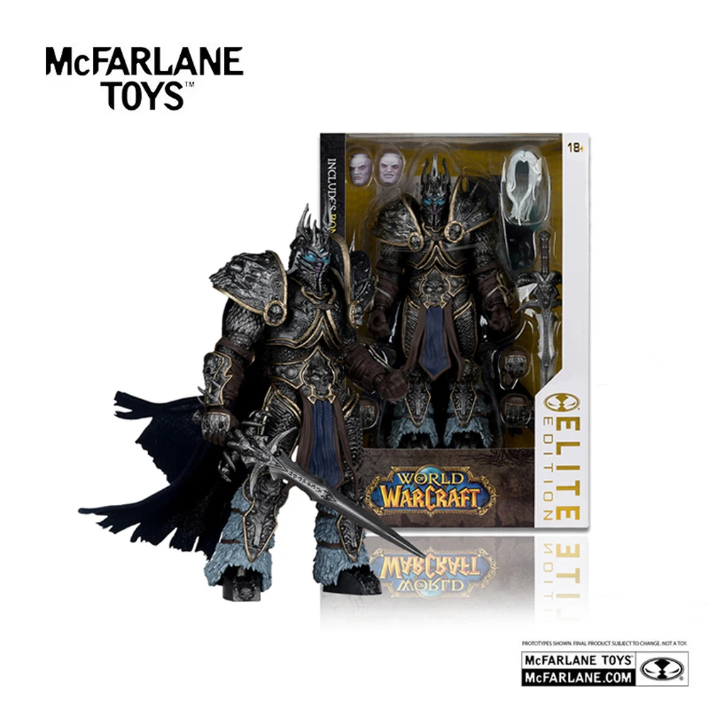 McFarlane Toys Elite Edition 7in - World Of Warcraft - 09 Lich King Figura de acción Modelo Muñeco Kit de garaje